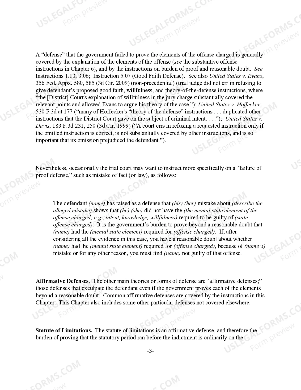 Preview Theory of Defense