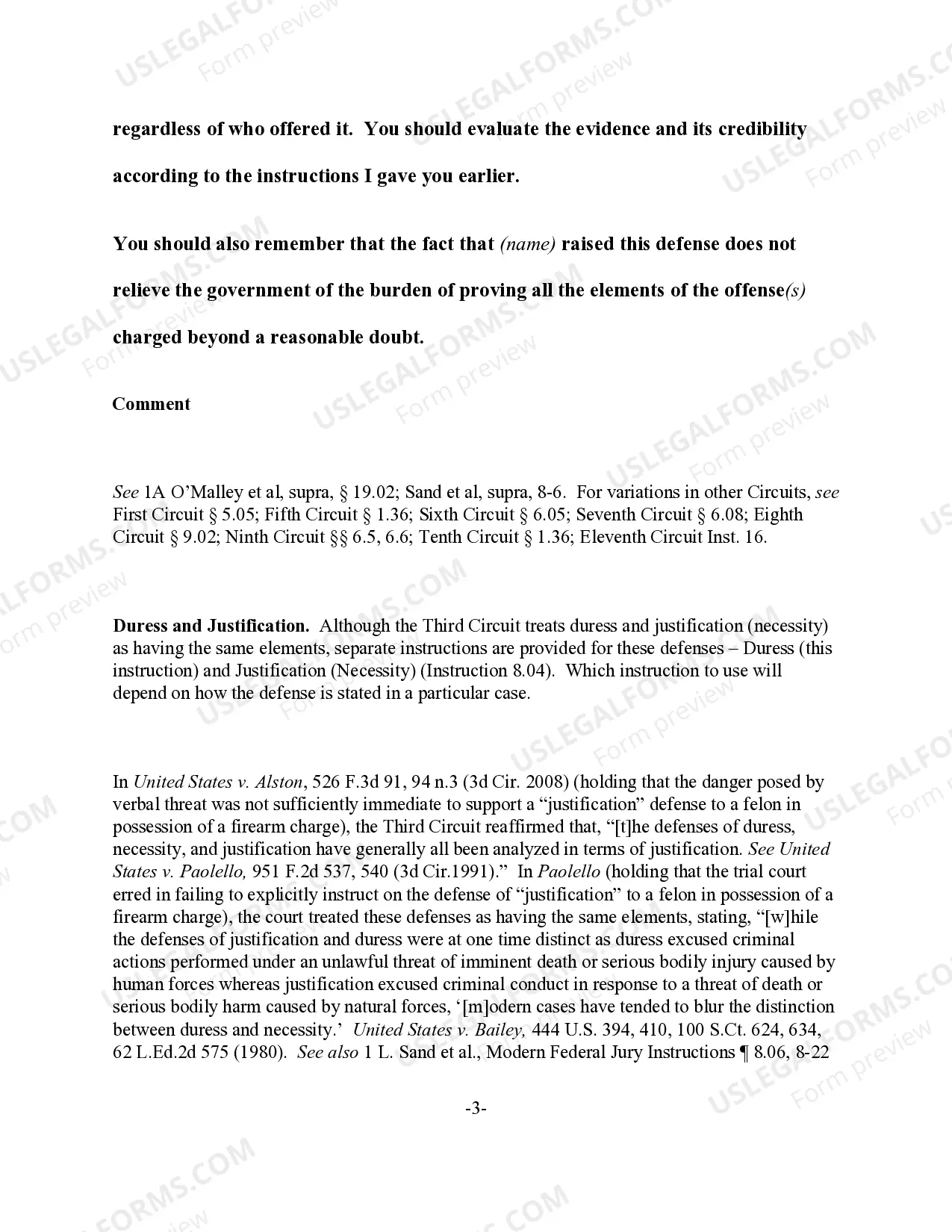 Preview Duress (Coercion)