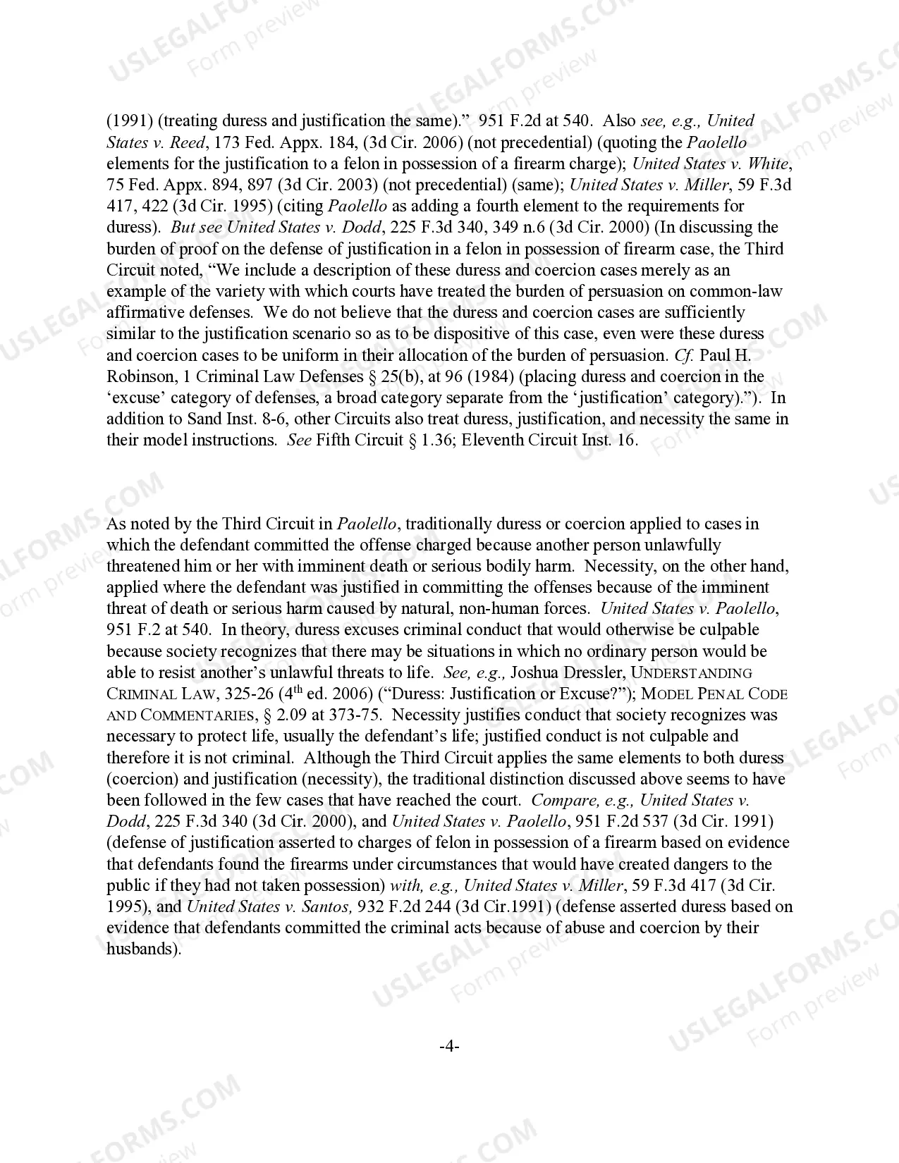 Preview Duress (Coercion)