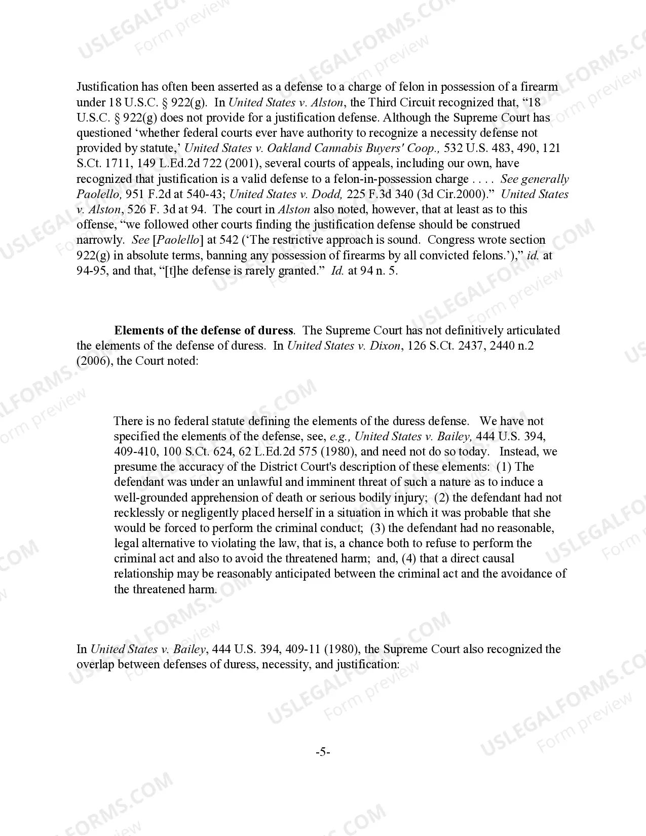 Preview Duress (Coercion)