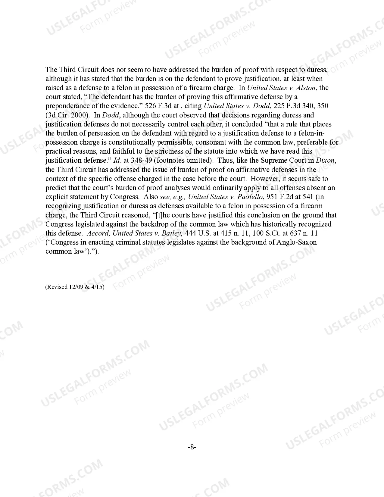 Preview Duress (Coercion)