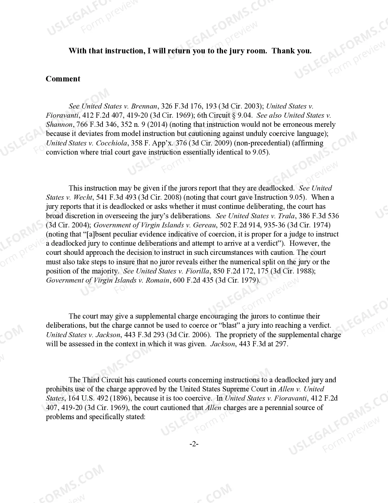 Preview Deadlocked Jury - Return for Deliberations (revised 2014)