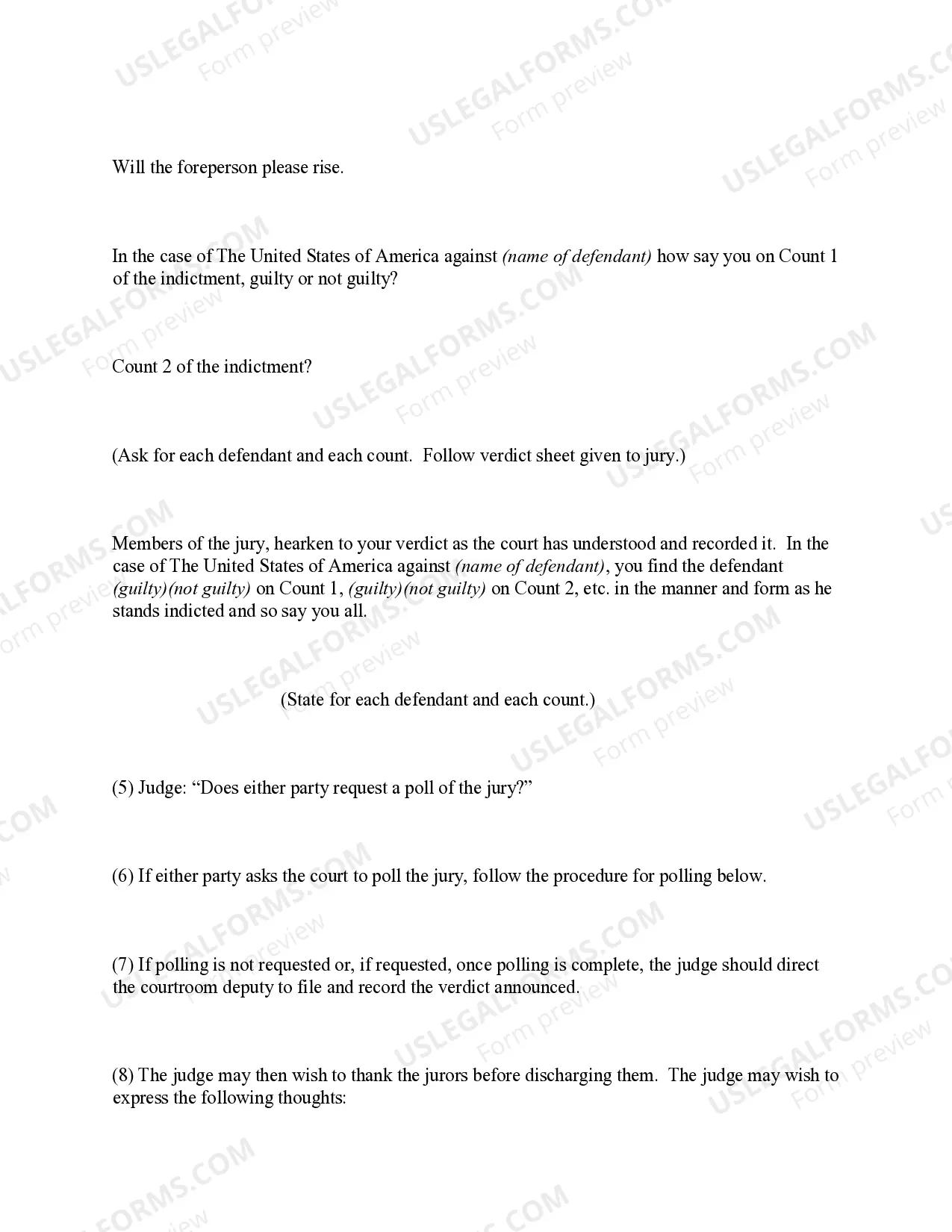 Preview Taking the Verdict (comment only) (revised 2017)