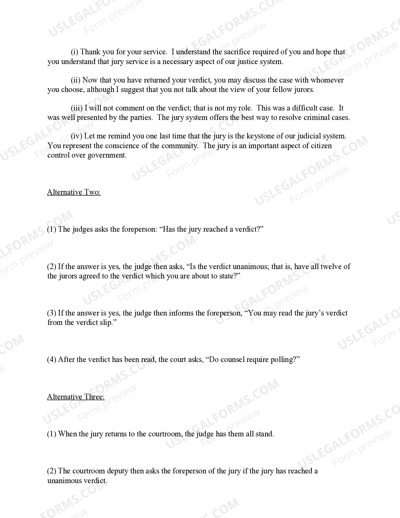 Preview Taking the Verdict (comment only) (revised 2017)