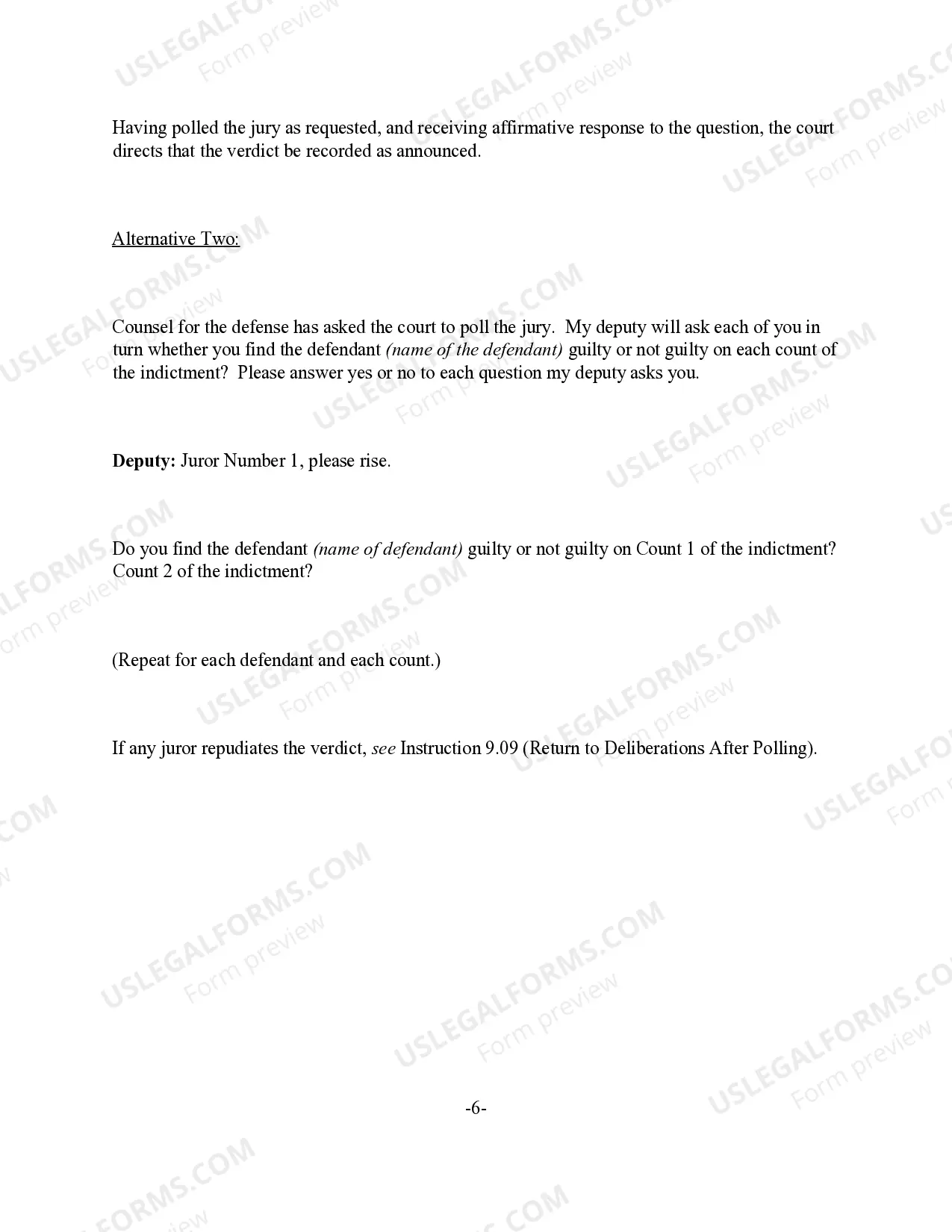 Preview Taking the Verdict (comment only) (revised 2017)