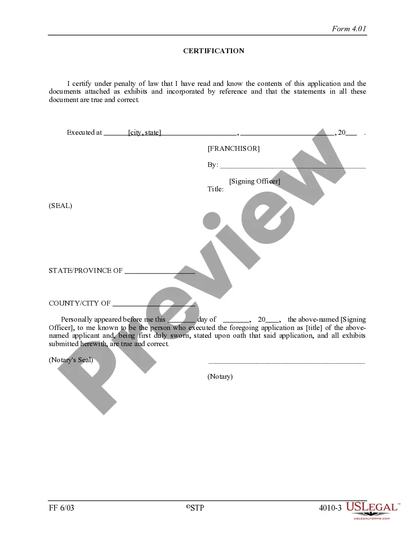 Get California Franchise Registration Application Preview California Franchise Registration Application
