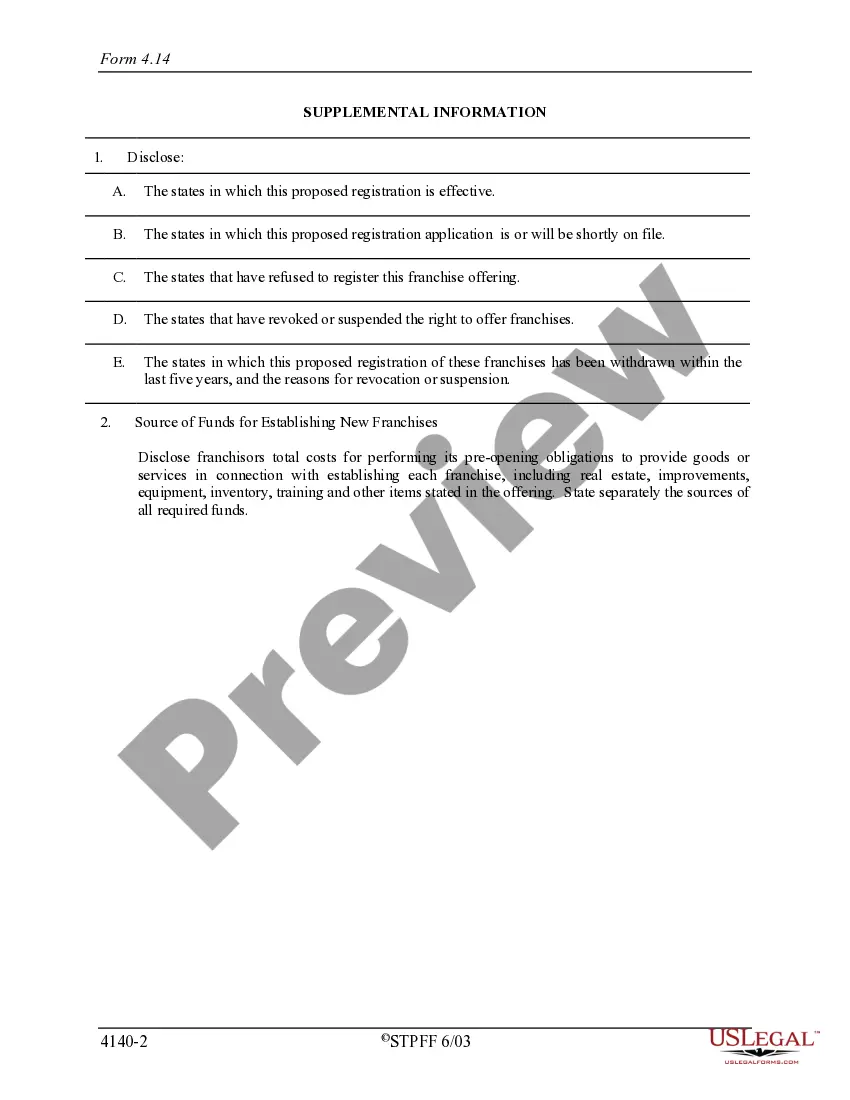 Get Washington Franchise Registration Application Preview Washington Franchise Registration Application