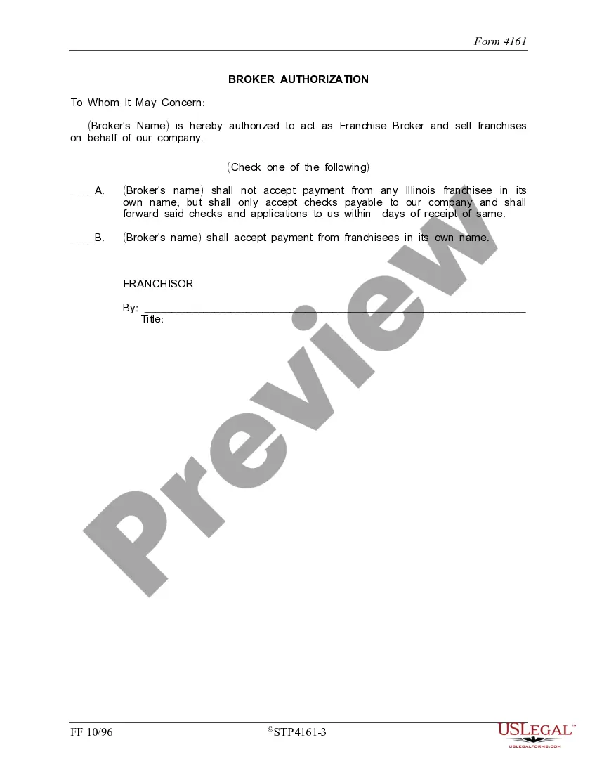 Get Illinois Franchise Broker Registration Application Preview Illinois Franchise Broker Registration Application