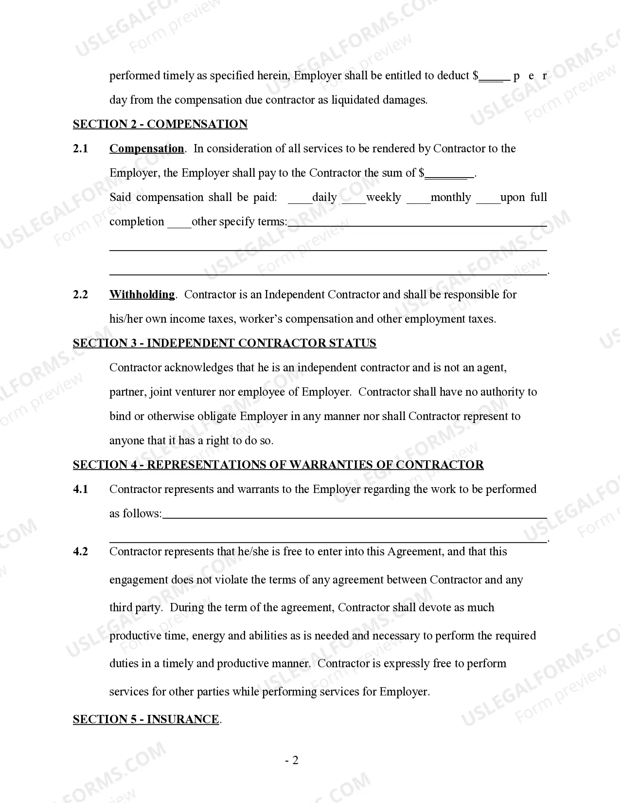 Preview Outdoor Play Equipment Installation And Repair Services Contract