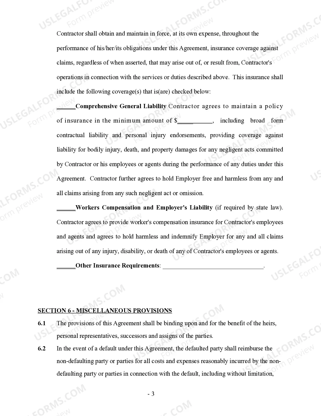 Preview Outdoor Play Equipment Installation And Repair Services Contract