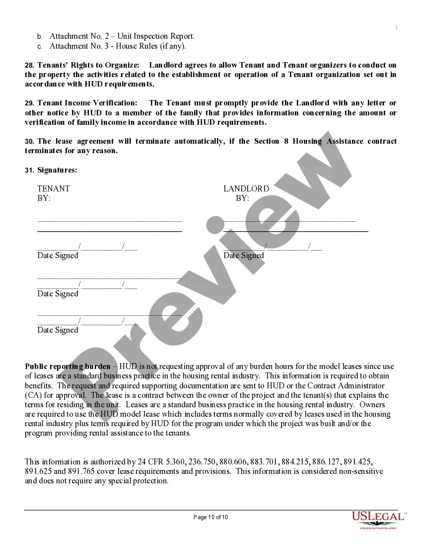 Get Model Lease for Subsidized Programs Preview Model Lease for Subsidized Programs