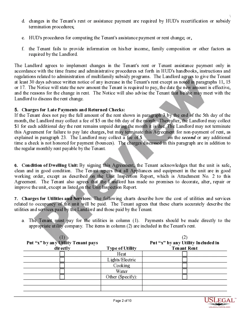 Get Model Lease for Subsidized Programs Preview Model Lease for Subsidized Programs