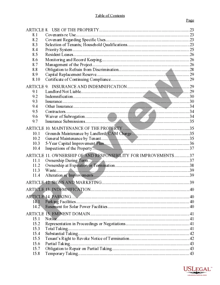 Preview Ground Sublease