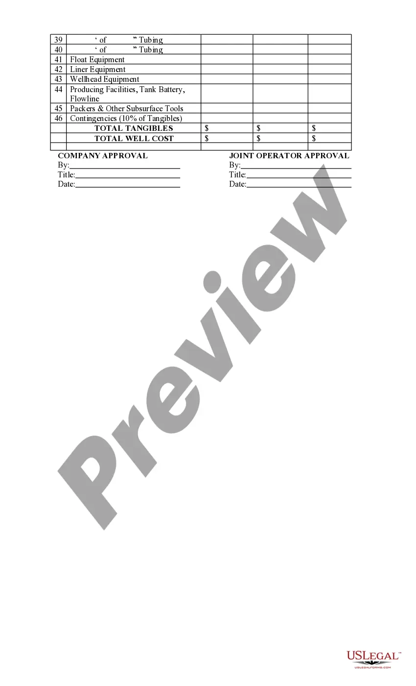 Get Authorization For Expenditure Preview Authorization For Expenditure