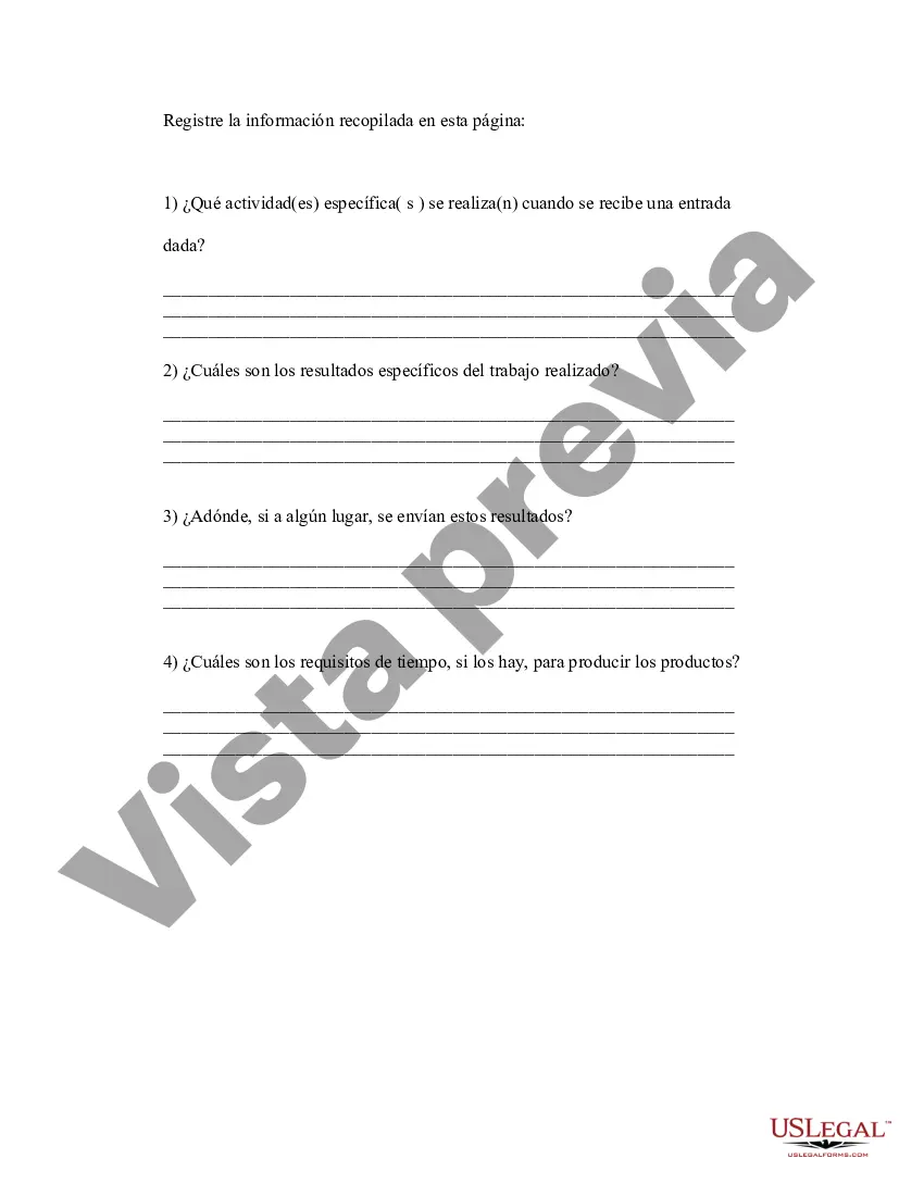 Preview Entrevista de análisis de trabajo y hoja de información