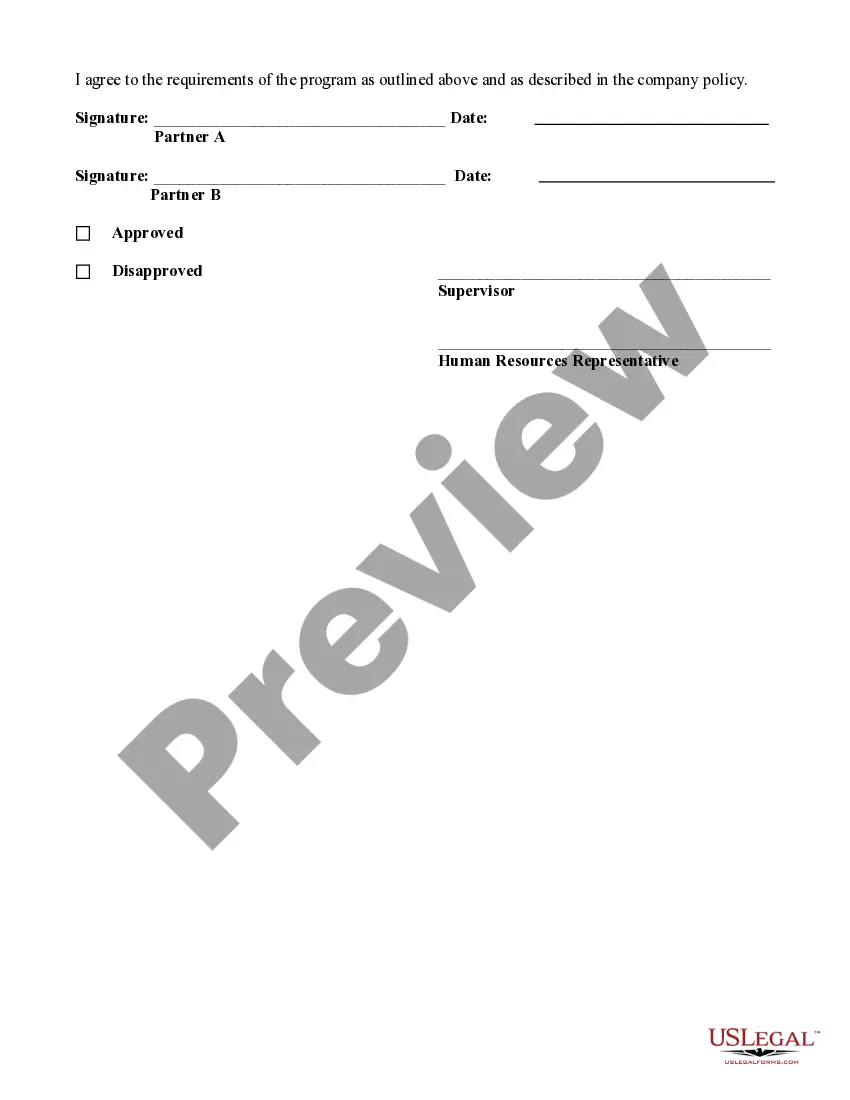 Get Job Share Proposal and Agreement Preview Job Share Proposal and Agreement
