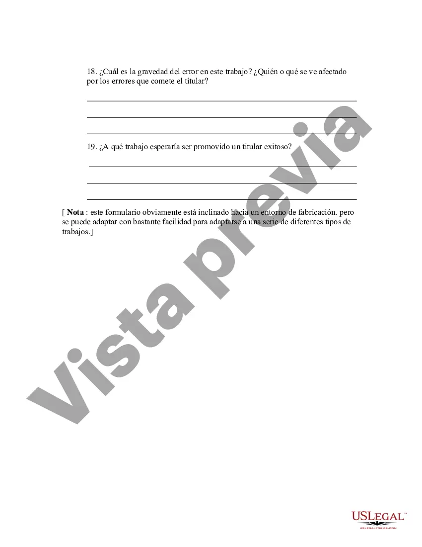 Preview Hoja de información de análisis de trabajo