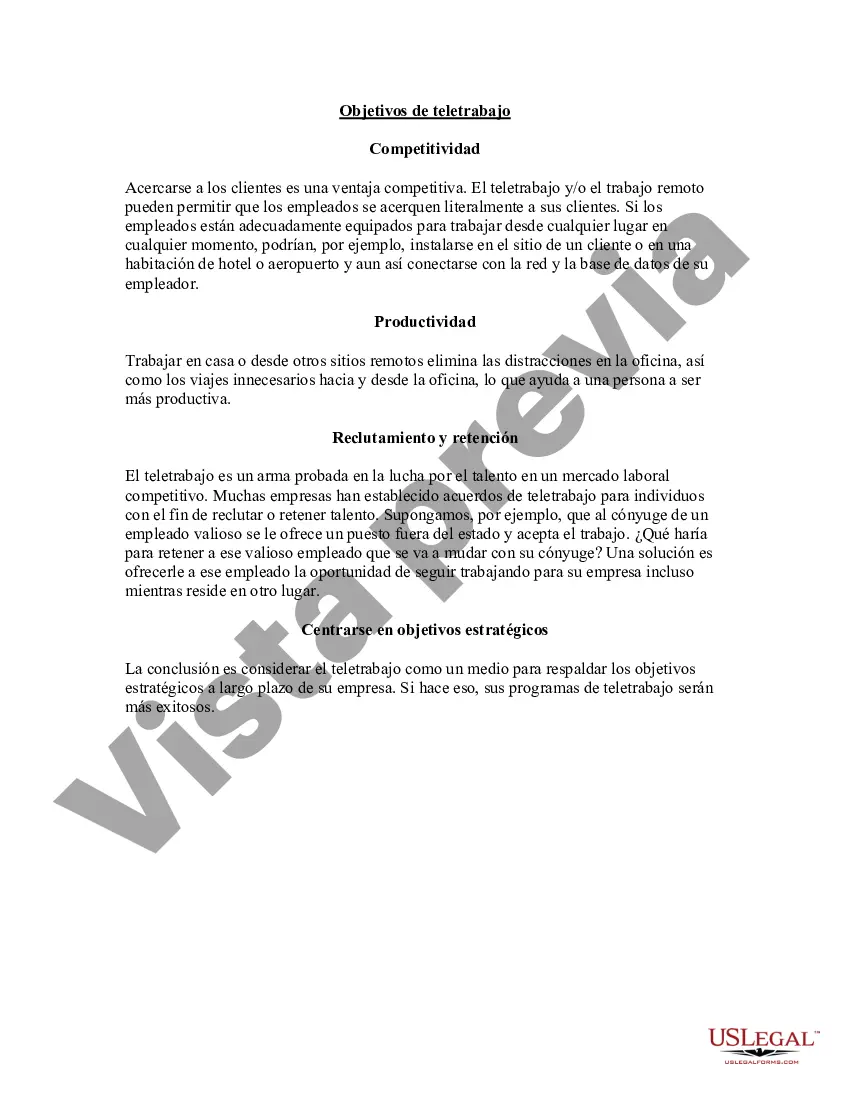 Preview Objetivos de teletrabajo