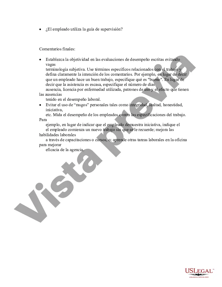 Preview Pautas de evaluación de empleados asalariados - General