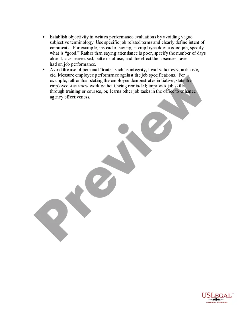 Get Salaried Employee Appraisal Guidelines - General Preview Salaried Employee Appraisal Guidelines - General