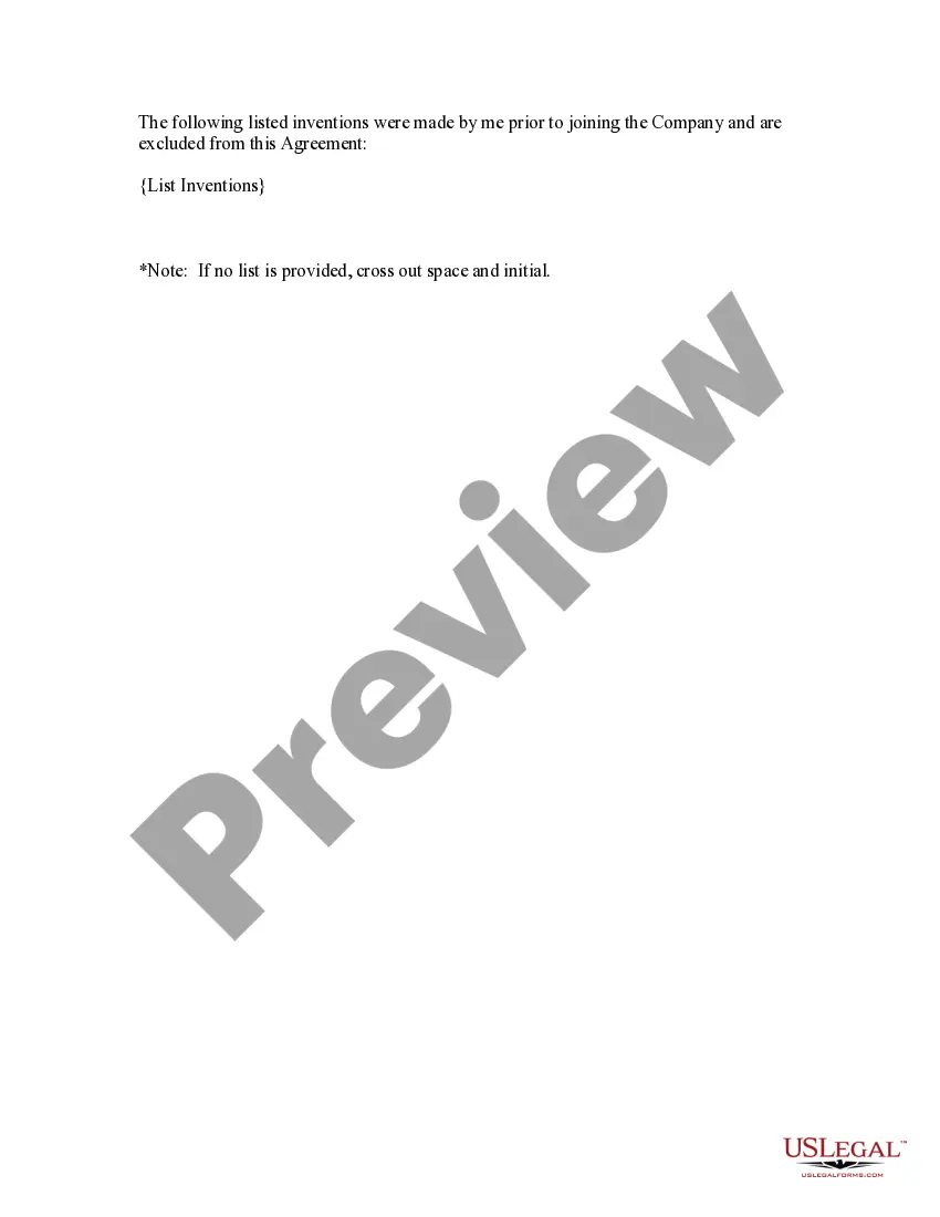 Preview Employment Agreement to be Signed by Employee regarding employment terms