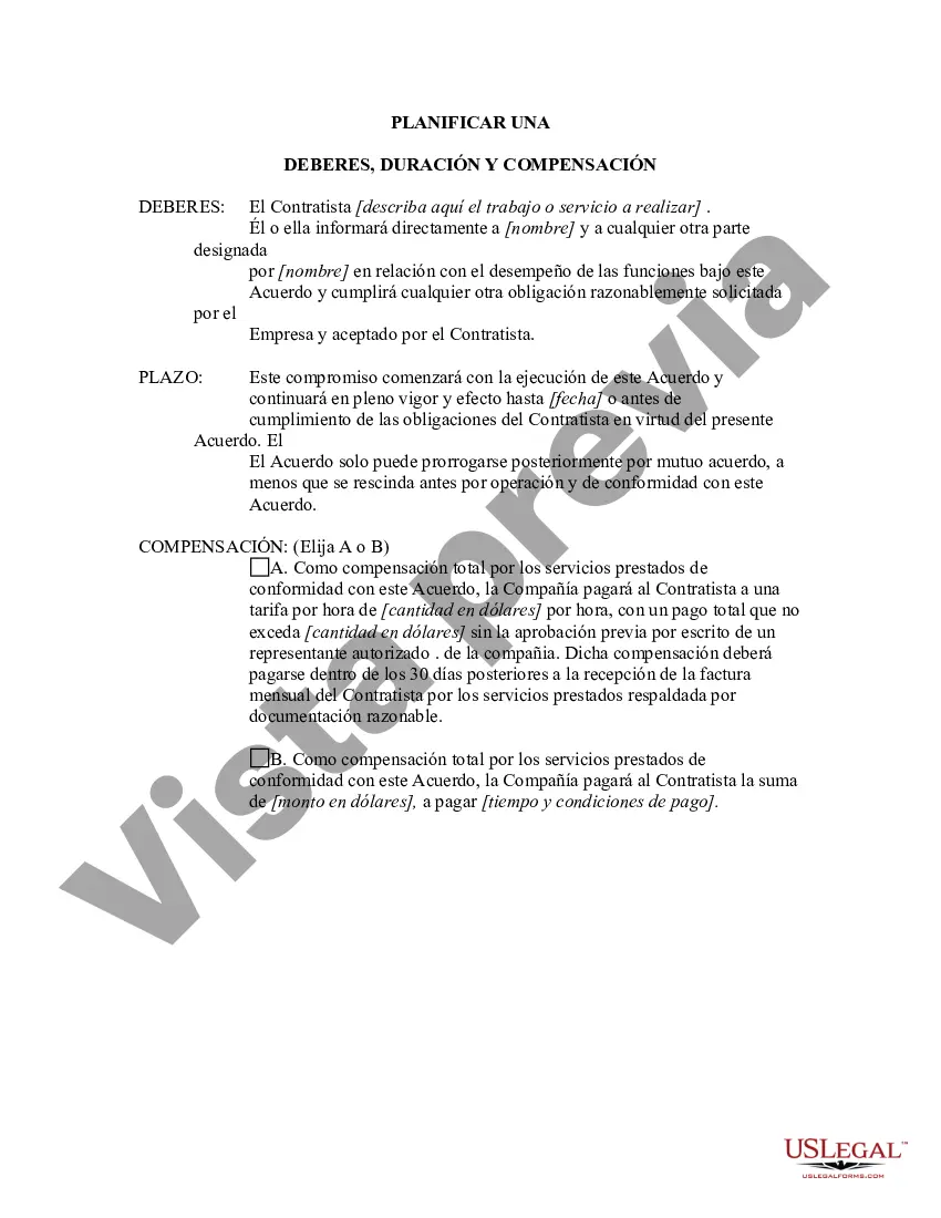 Preview Acuerdo de contratista independiente para trabajadores por cuenta propia