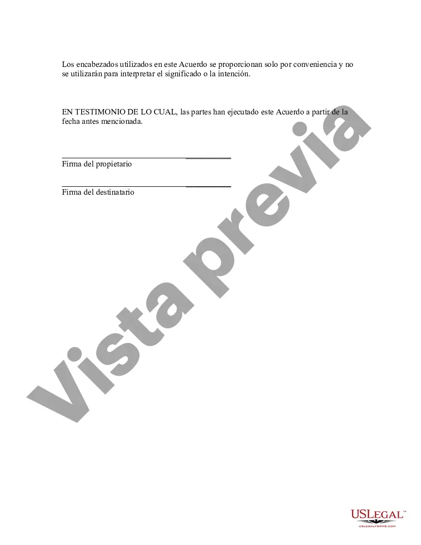Preview Acuerdo de confidencialidad para intérpretes