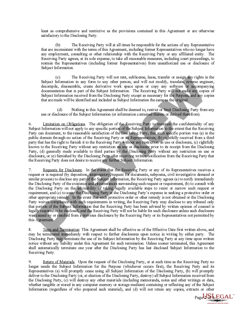 Get General Nondisclosure Agreement Preview General Nondisclosure Agreement