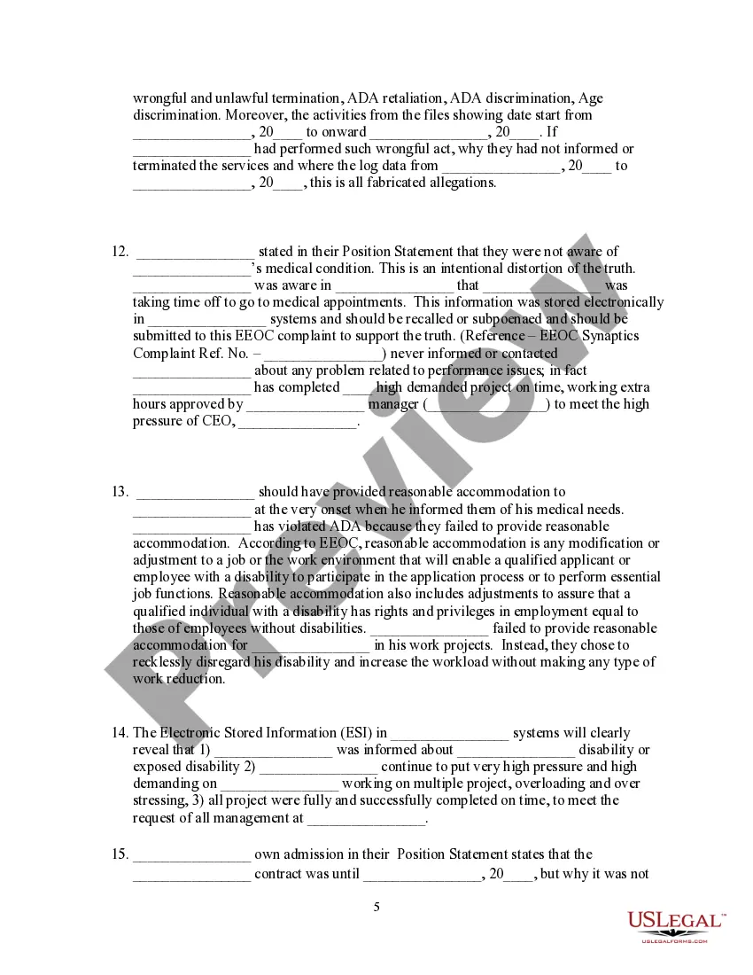 Preview Formal Rebuttal to EEOC