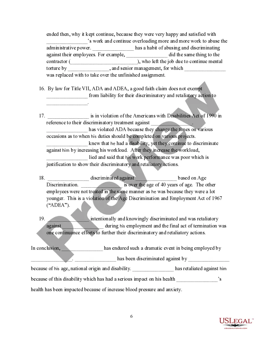 Preview Formal Rebuttal to EEOC