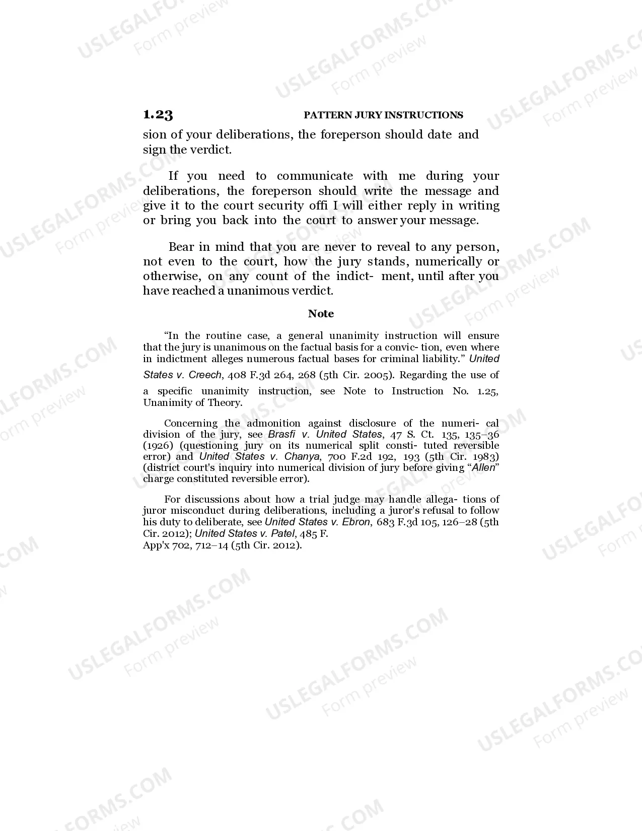 Preview Duty to Deliberate