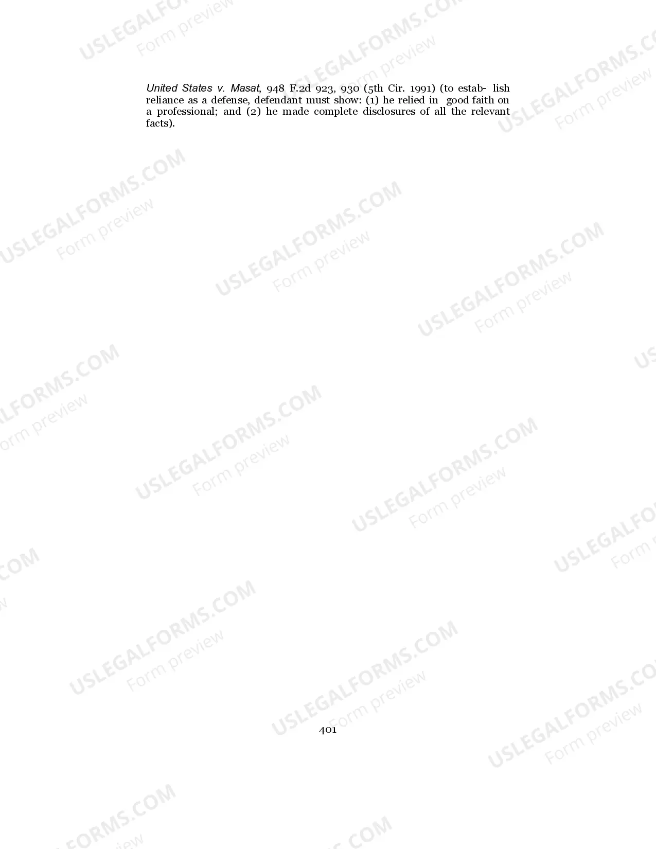 Preview False Statements