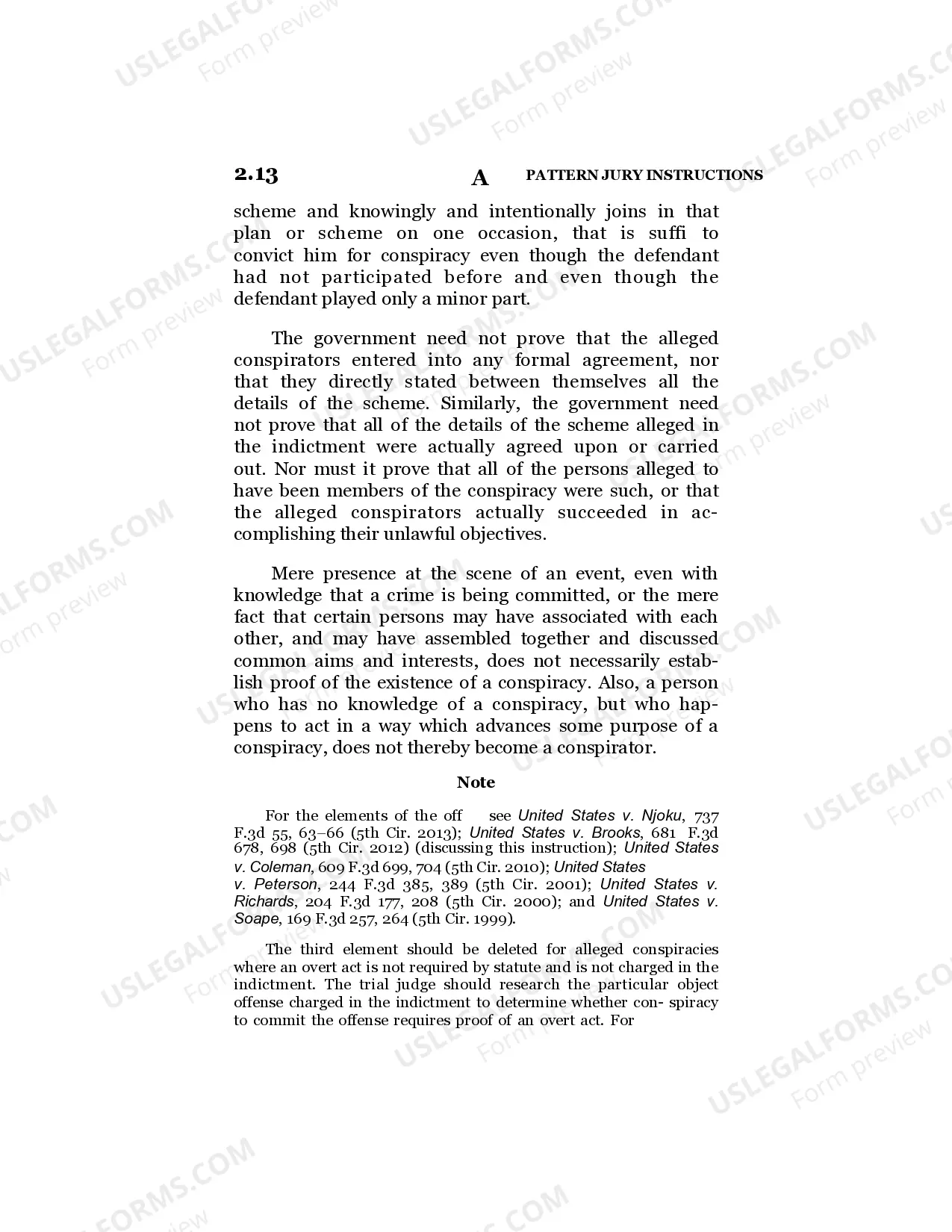 Preview Conspiracy to Commit Offense