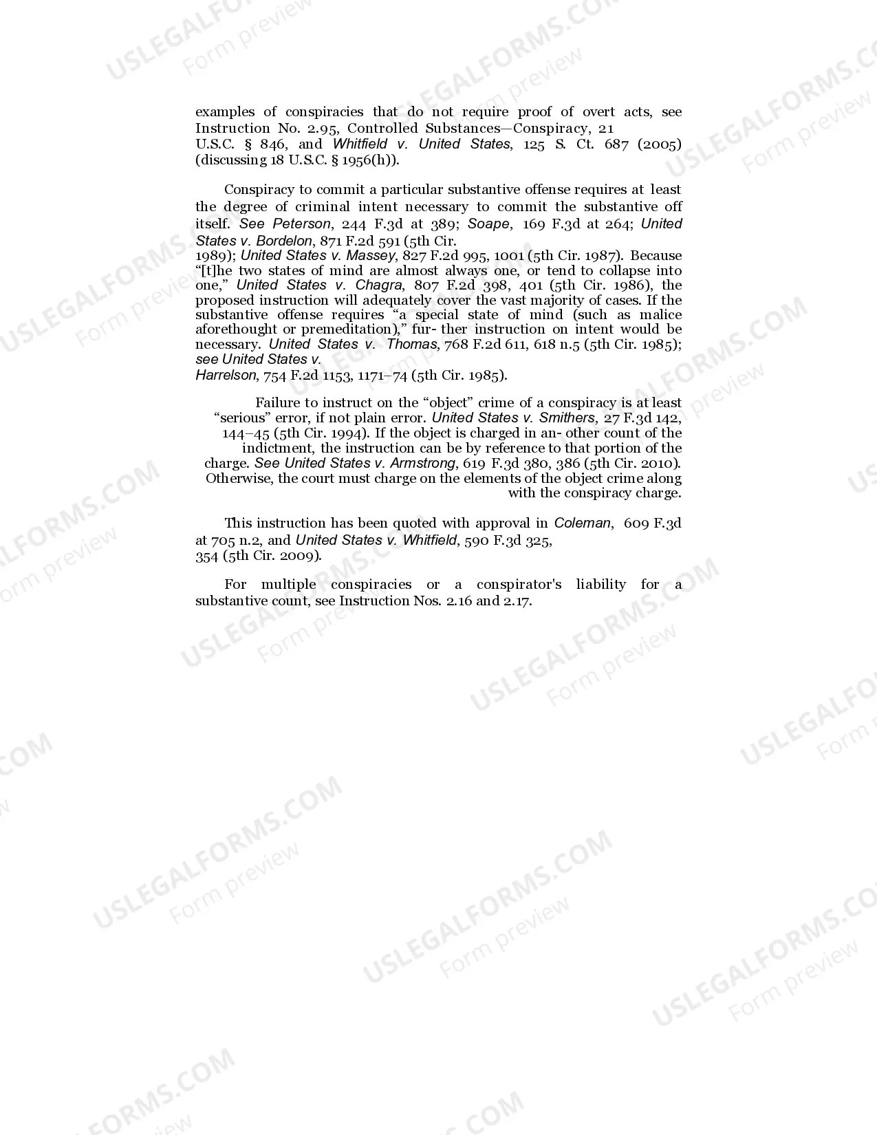 Preview Conspiracy to Commit Offense