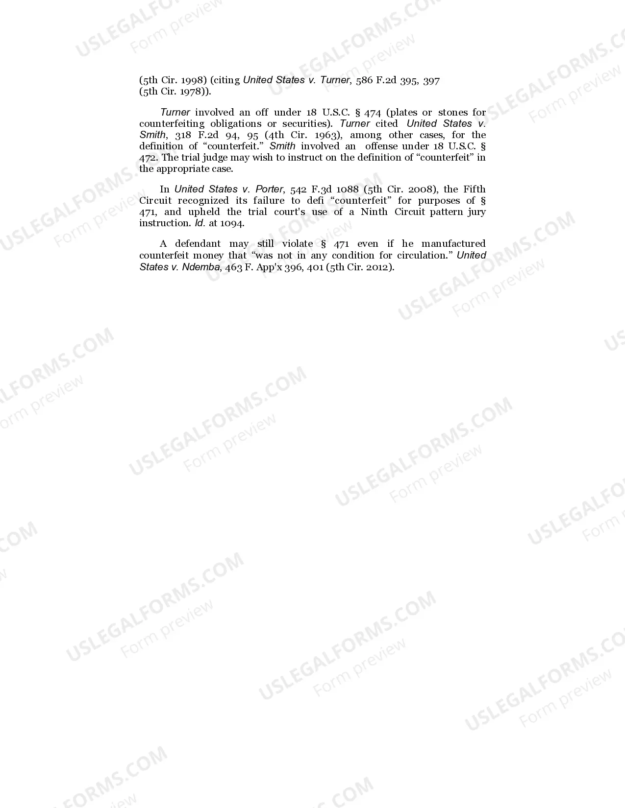 Preview Counterfeiting