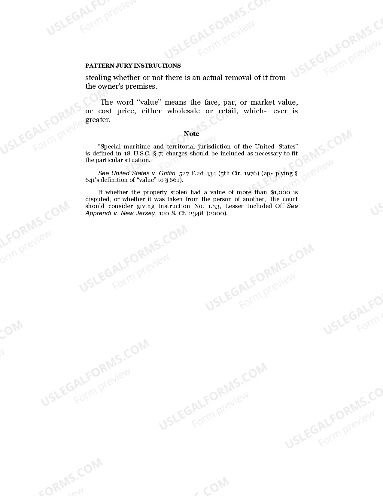 Preview Theft Within Special Maritime and Territorial Jurisdiction