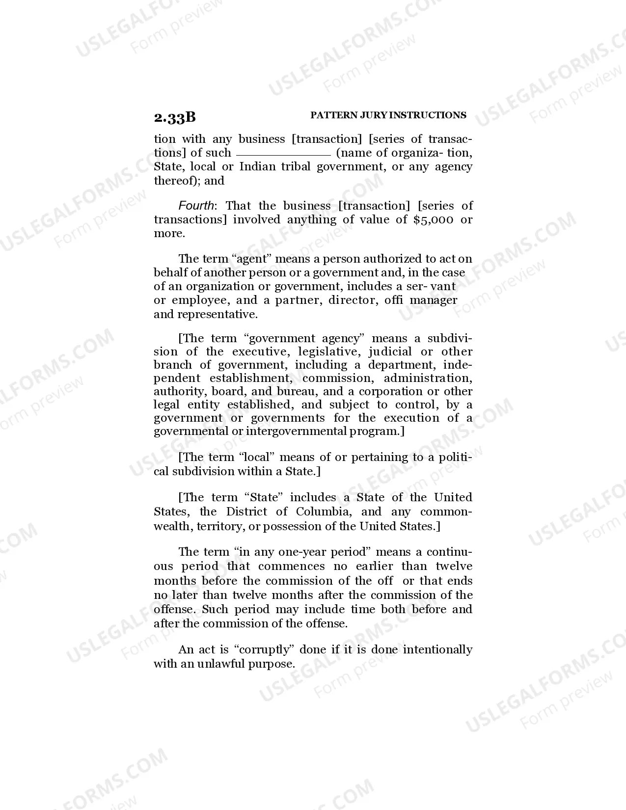 Preview Bribery Concerning Programs Receiving Federal Funds (Solicting Bribe)