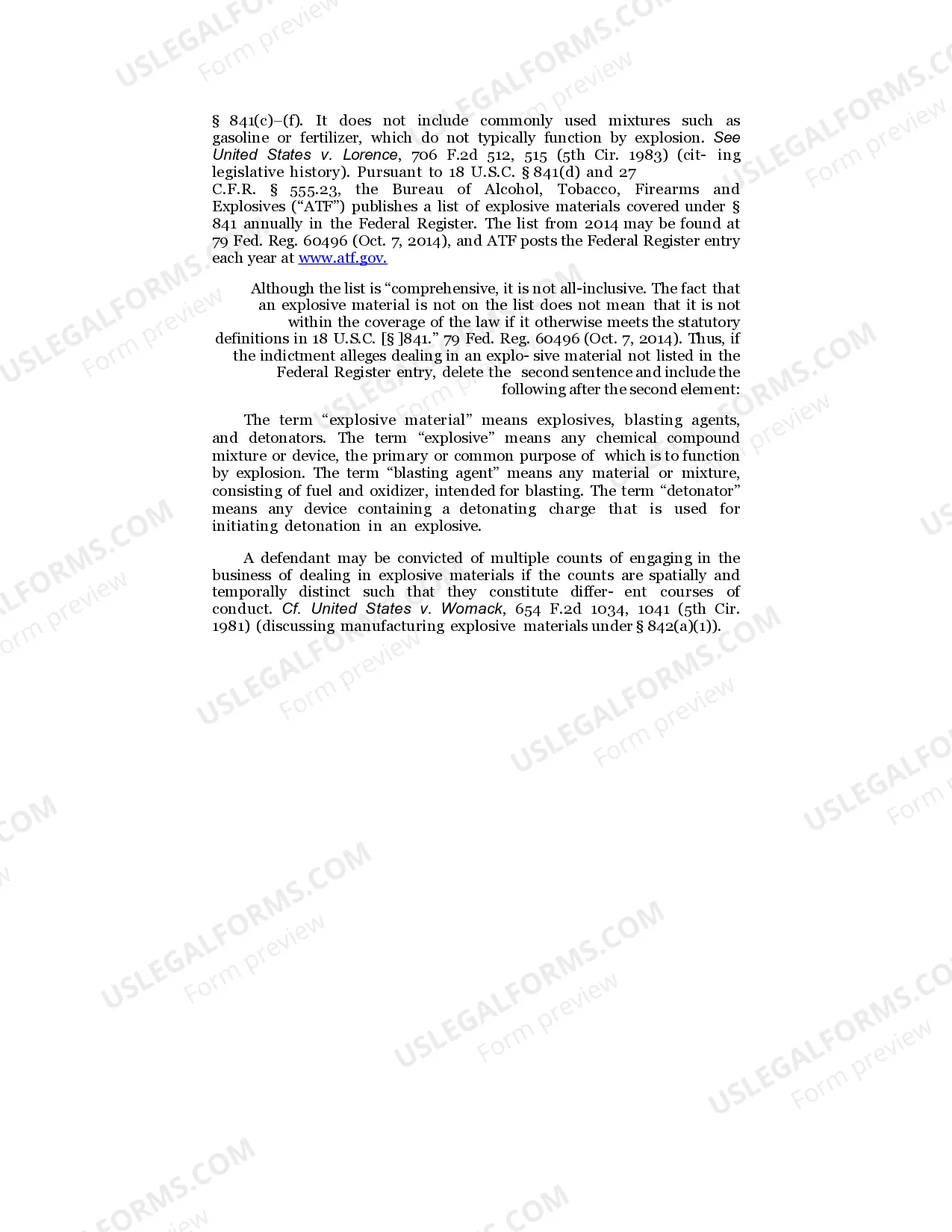 Preview Dealing in Explosive Materials Without License