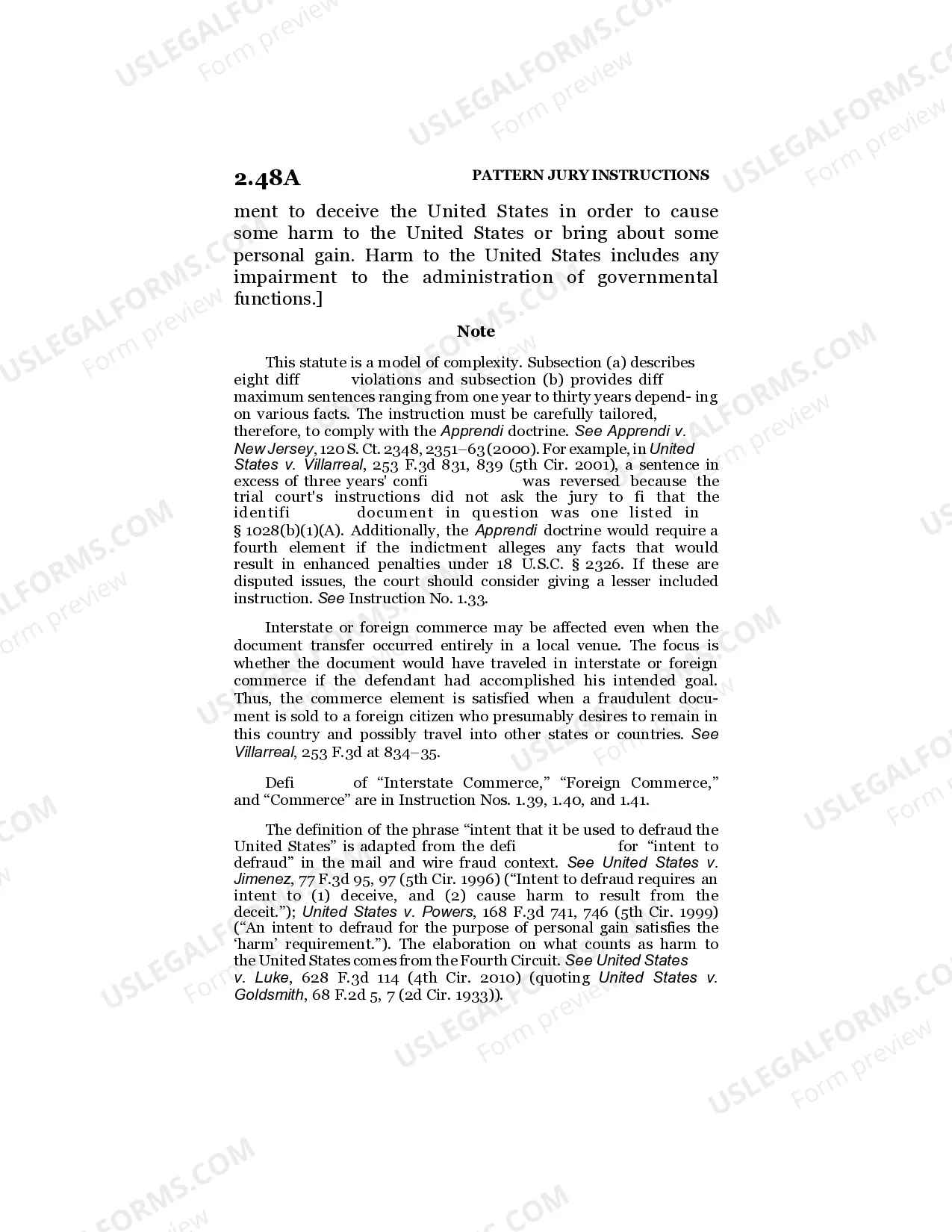 Preview Production of False Document