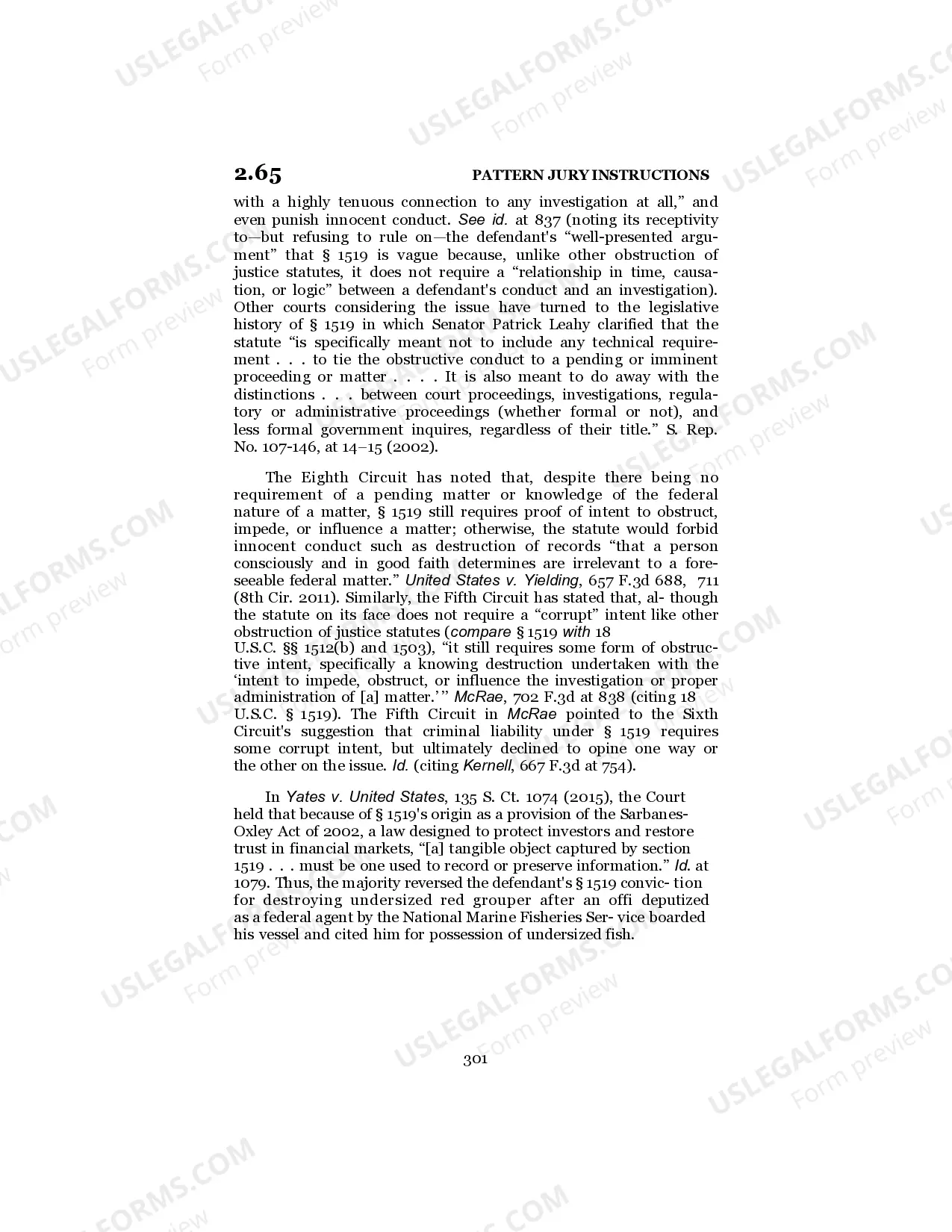 Preview Destroying, Altering, or Falsifying a Document in a Federal Investigation