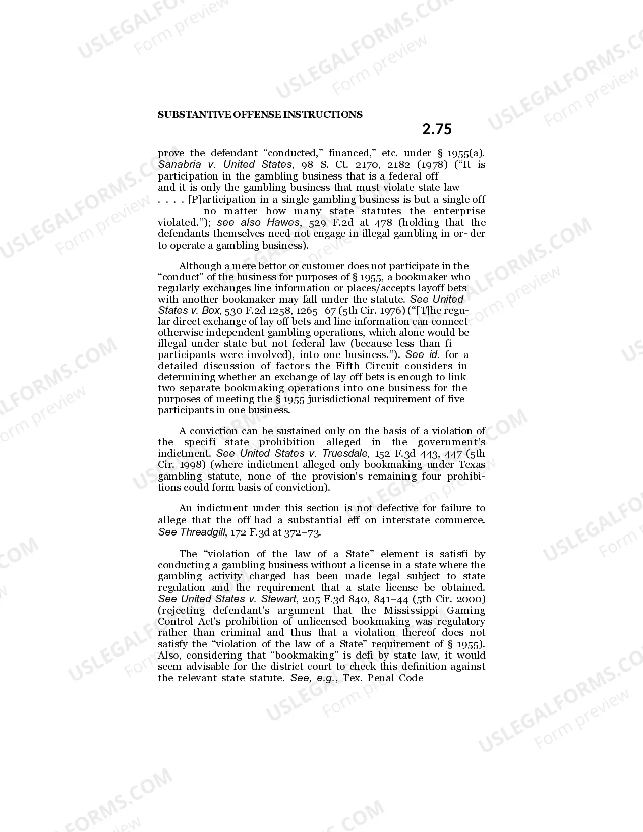 Preview Illegal Gambling