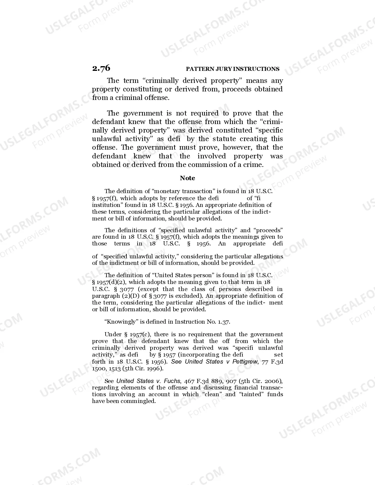 Preview Engaging in Monetary Transactions in Property Derived from Specified Unlawful Activity