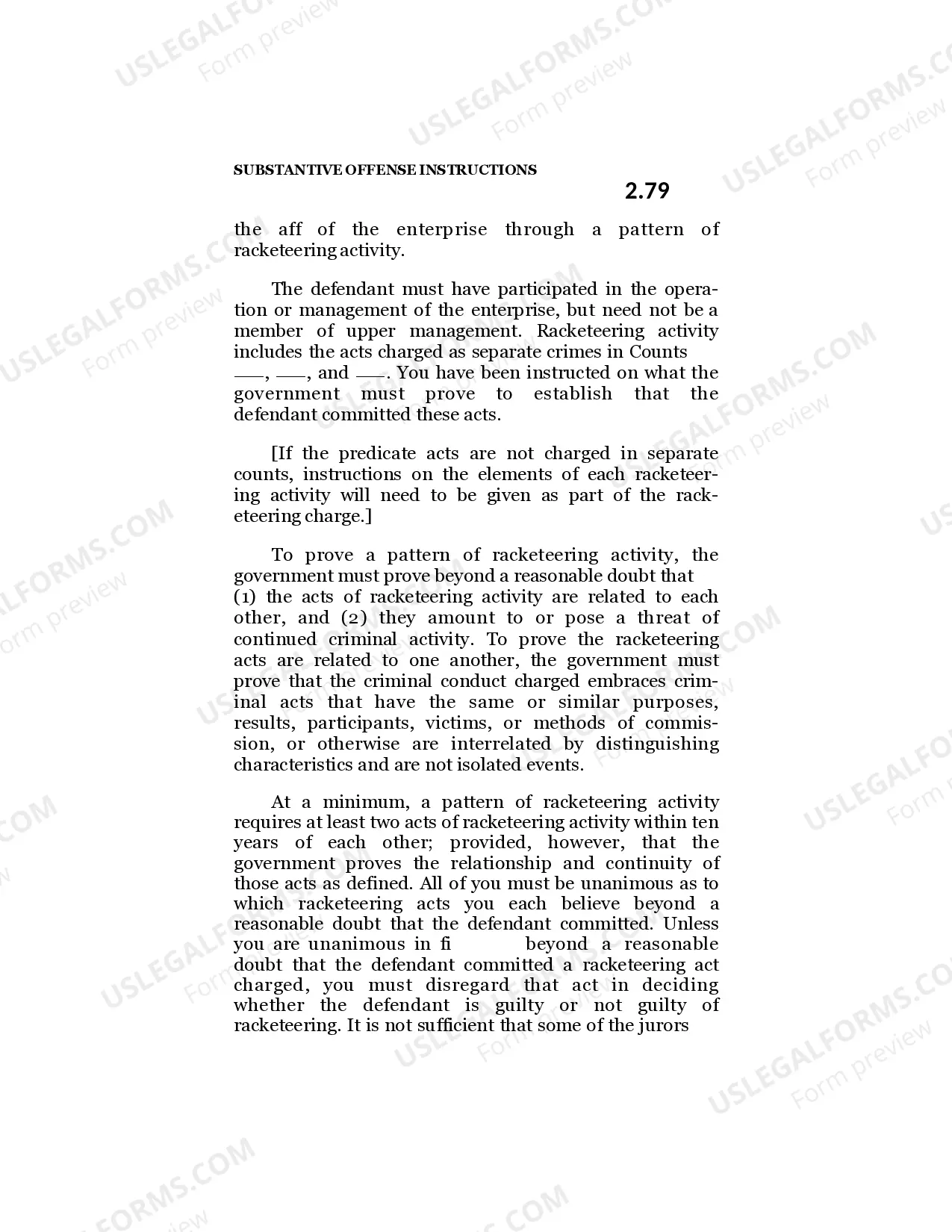 Preview Racketeer Influenced Corrupt Organizations