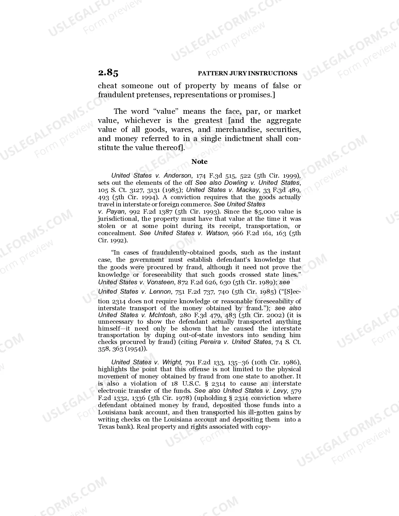 Preview Interstate Transportation of Stolen Property