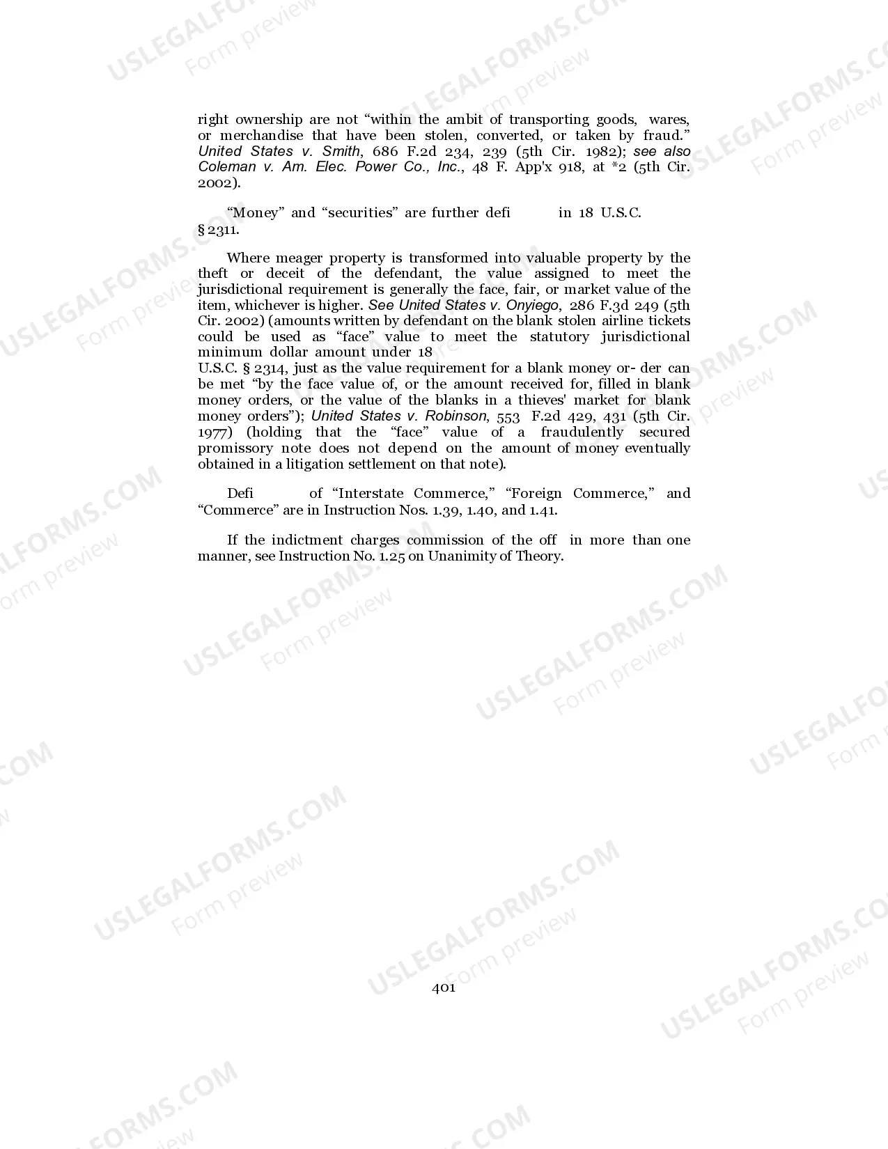 Preview Interstate Transportation of Stolen Property