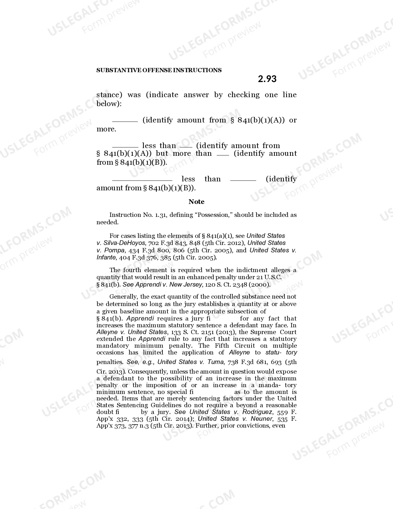 Preview Controlled Substances - Possession with Intent to Distribute