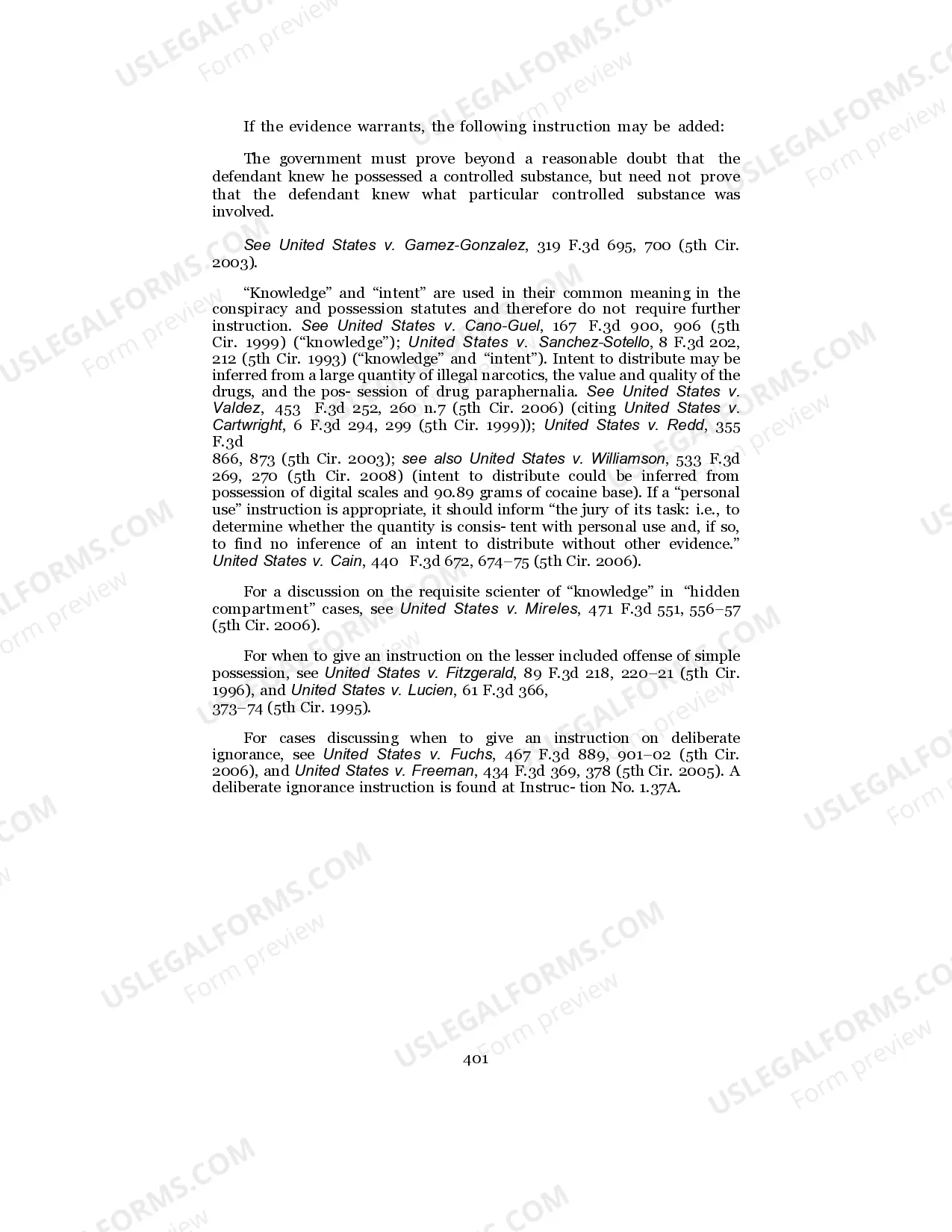 Preview Controlled Substances - Possession with Intent to Distribute