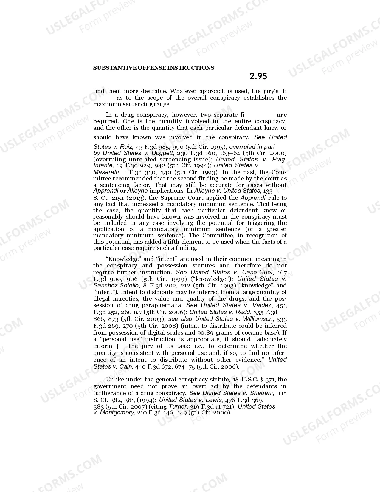 Preview Controlled Substances - Conspiracy