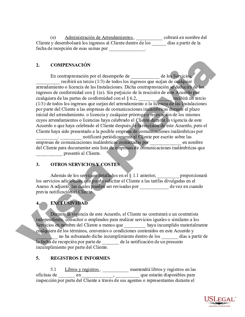 Preview Acuerdo de Consultoría y Mercadeo - Comunicaciones Inalámbricas