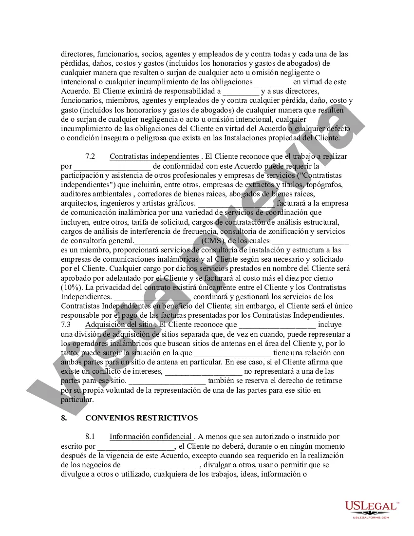 Preview Acuerdo de Consultoría y Mercadeo - Comunicaciones Inalámbricas